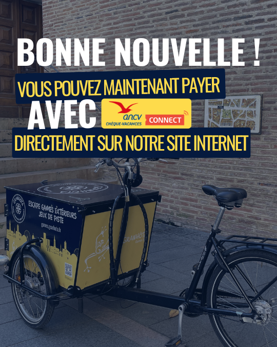 Payer une activité Granhòta à Toulouse avec l'application chèque vacances connect ANCV